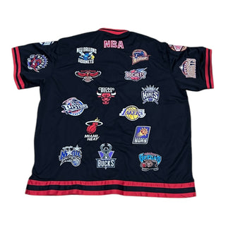 Y2K NBA All Over Patch Warm Up Shirt/ Jersey Sz XXXL