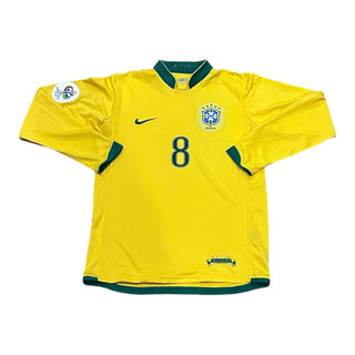 2006 World Cup Brazil Ricardo Kaka Long Sleeve Jersey Sz S