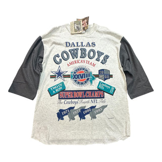 1993 Cowboys Super Bowl Three Quarter Sleeve size XL