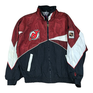 90s NJ Devils Mesh Windbreaker Jacket size Large