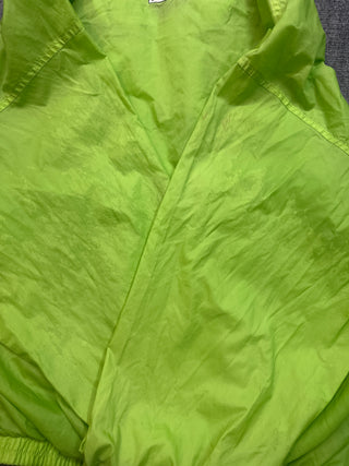 90s Yankees Lime Green Windbreaker Jacket size 2X