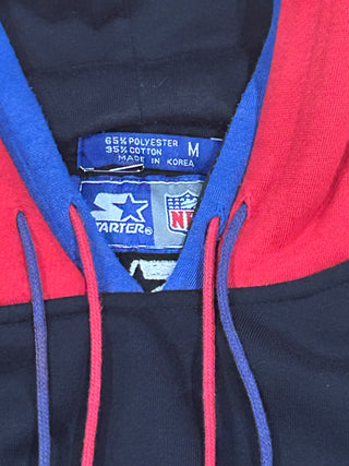 New York Giants Split Double Hooded Hoodie Sz M