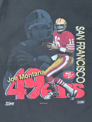 San Francisco 49ers Joe Montana Player Tshirt Sz L
