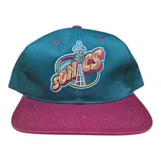 Seattle SuperSonics Plain Logo Two Tone Snapback