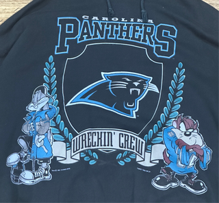 Carolina Panthers Looney Tunes Hoodie Sz L