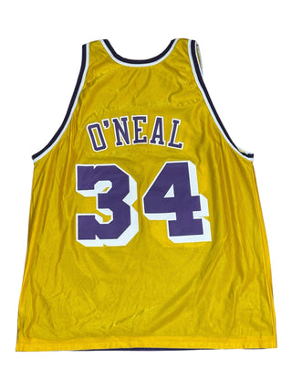 90s Lakers Shaquille Oneal Reversible Jersey size 44/L
