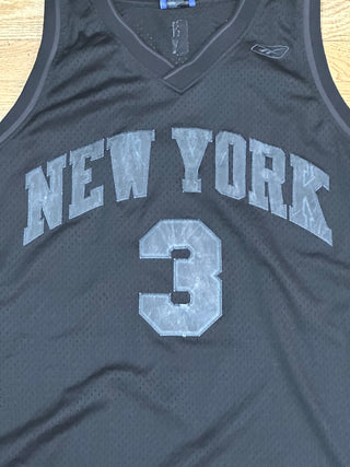 Knicks Marbury Swingman Blackout Jersey size XL
