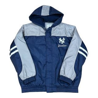 New York Yankees Colorblock Strip Heavyweight jacket Sz L