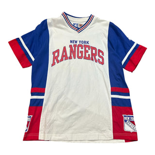 90s NY Rangers Vneck Tshirt size Small