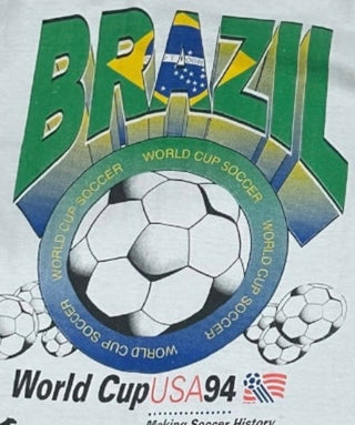 1994 Brazil World Cup Tshirt Sz L (223)