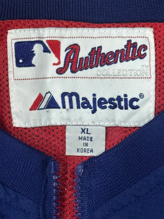 Texas Rangers Dugout Half Zip Jacket size XL