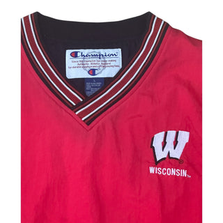 Wisconsin Vneck Pullover Jacket size L (NJ)