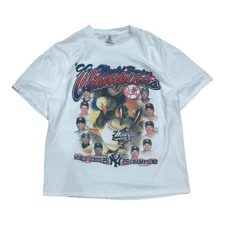 1999 Yankees World Series Champions Double Sided Tshirt size XL
