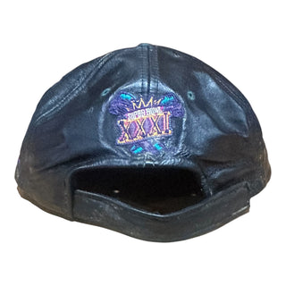 90s Packers Leather Strapback Velcro