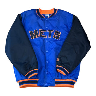 Youth L New York Mets 2 Tone Satin Jacket Adult S