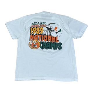 1989 Hurricanes National Champs Tee size XL
