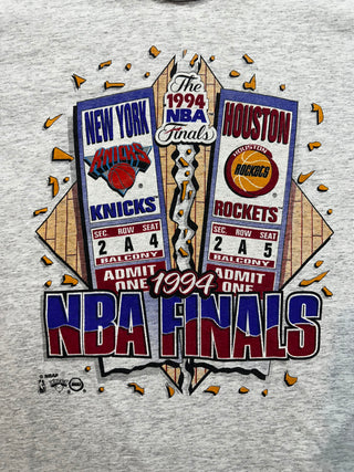 1994 NBA Finals Knicks Rockets Tshirt size XL