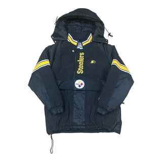 90s Steelers Pullover Starter Jacket size Small