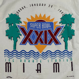 1995 Super Bowl XXIX 29 Tshirt Sz L (NJ)