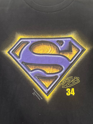 Lakers Shaquille Superman Logo Tshirt XL