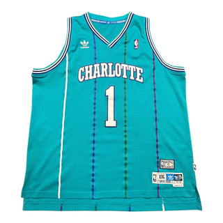 Swingman Muggsy Bouges Hornets Jersey size 2XL