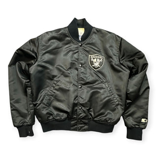 80s LA Raiders Satin Jacket size M