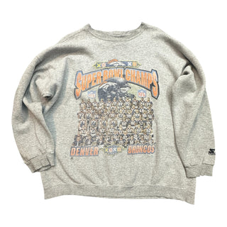 1998 Denver Broncos Champs Crewneck size XL