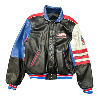 Reversible Giants Leather Jacket size 2XL