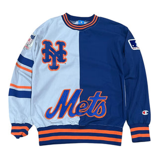 New York Mets Split Crewneck sz S