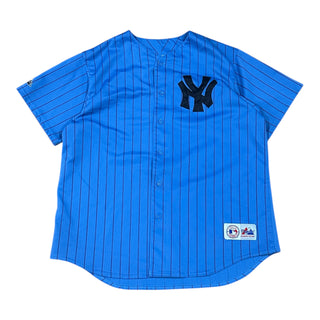 Yankees Baby Blue Pinstripe Jersey size 2X
