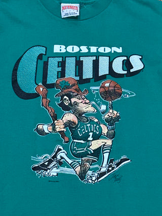 Boston Celtics Caricatures Tshirt Sz Youth L Adult S
