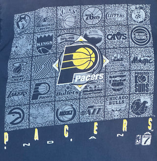Indiana Pacers Palim Logo Tshirt Sz L (NJ)