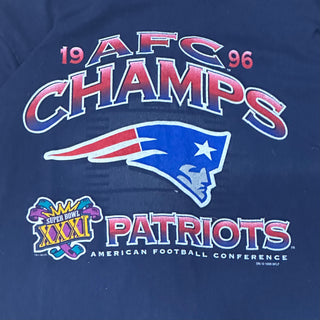 1996 Patriots AFC Champions Tshirt size L