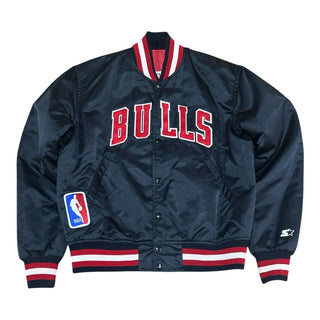 80s Chicago Bulls Satin Starter Jacket size Medium