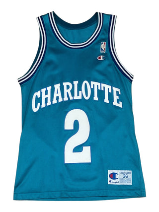 90s Hornets LJ “Grandmama” Johnson Jersey size 36/Small
