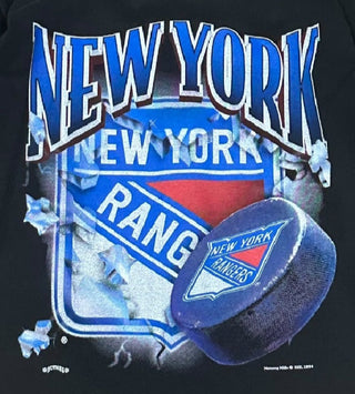 New York Rangers Black Breakthrough Tshirt Sz M (118)