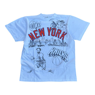 Retro Knicks White AOP Tshirt