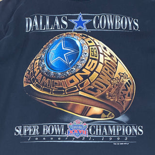 1993 Dallas Cowboys Super Bowl Champions Ring Tshirt Sz xL (354)
