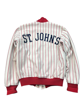 80s St. John’s Pinstripe Varsity Jacket size Small