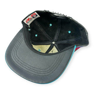 Panthers Leather Snapback