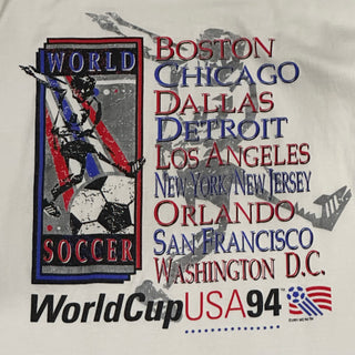 1994 USA World Cup Cities Tshirt Sz L