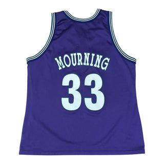 Hornets Alonzo Mourning Champion Jersey size 48/XL