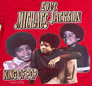 LOVE MICHAEL JACKSON TSHIRT SZ M