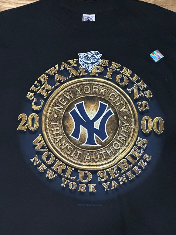 2000 Yankees Champions Tshirt size L