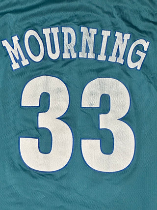 Hornets Alonzo Mourning Jersey size 48/XL