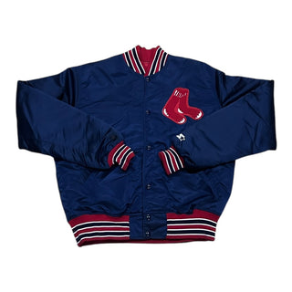 1980s Boston Redsox Satin Jacket Sz L