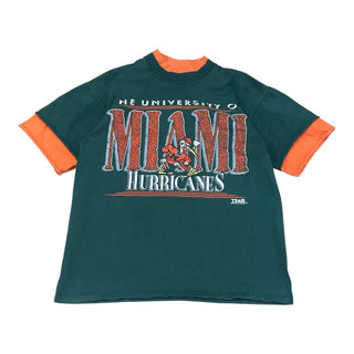 90s Hurricanes Double Collar Tshirt size M
