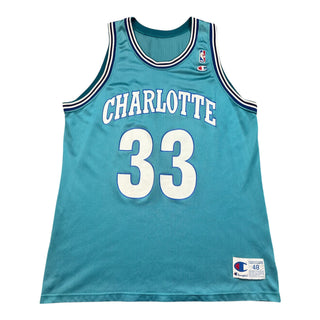 90s Hornets Alonzo Mourning Jersey size 48/XL