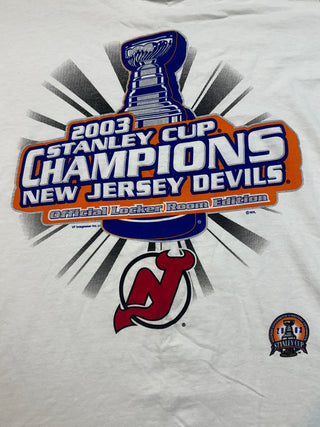 2003 NJ Devils Champions Tshirt size 2X