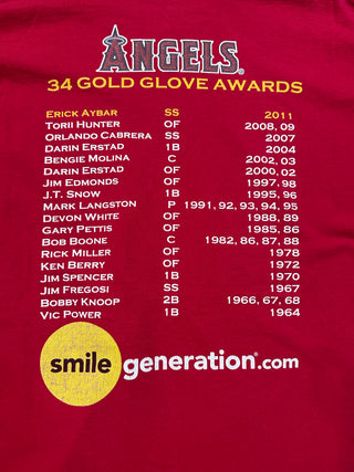 Angels Gold Glove Erick Aybar Tshirt XL